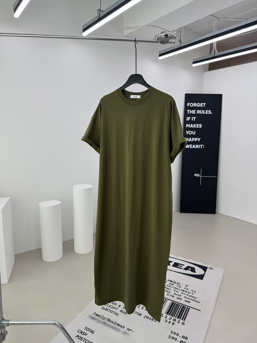 RED-A韓國東大門代購女士新品26夏季休閑推薦連衣裙棉質RED-A連衣裙圖色1