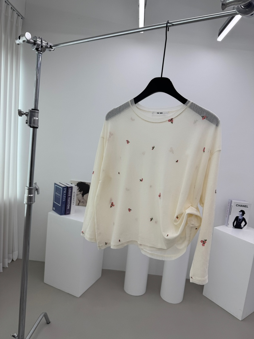 RED-A韓國直郵女裝新品時尚休閑人氣熱賣推薦26夏季長袖T恤RED-A長袖T恤圖色1