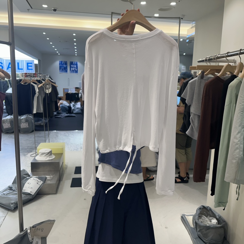 SELECT MARKET韓國直郵實拍女裝新款人氣時尚推薦長袖T恤SELECT MARKET長袖T恤