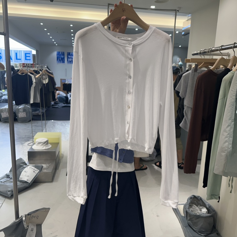 SELECT MARKET韓國直郵實拍女裝新款人氣時尚推薦長袖T恤SELECT MARKET長袖T恤圖色4