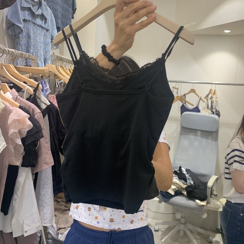 HIPTIQUE韓國直郵女裝新品26夏季休閑時尚人氣吊帶背心蕾絲HIPTIQUE吊帶/背心
