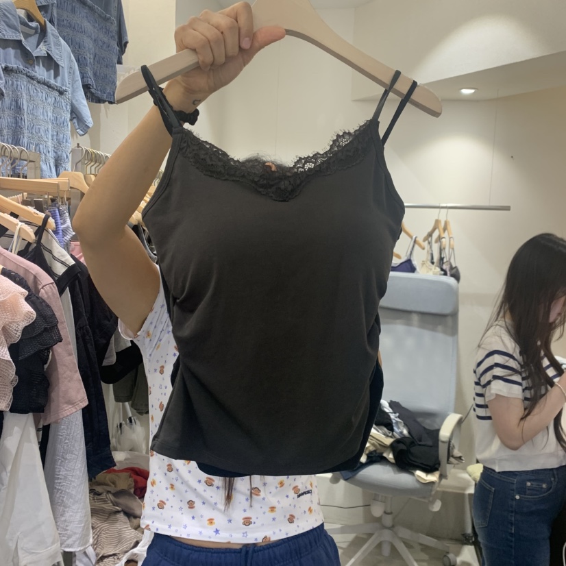 HIPTIQUE韓國直郵女裝新品26夏季休閑時尚人氣吊帶背心蕾絲HIPTIQUE吊帶/背心圖色3