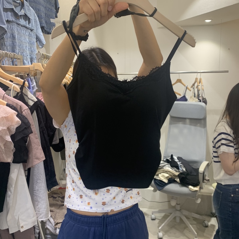 HIPTIQUE韓國直郵女裝新品26夏季休閑時尚人氣吊帶背心蕾絲HIPTIQUE吊帶/背心圖色4
