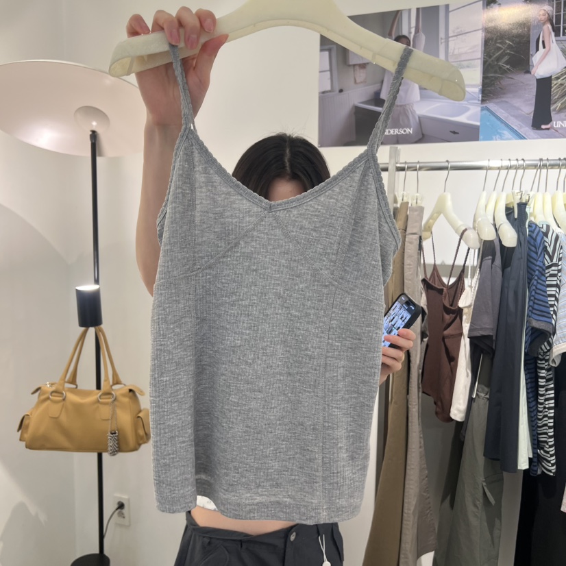 UNDERSON韓國直郵實拍女裝新款推薦人氣26夏季吊帶背心無袖UNDERSON吊帶/背心圖色2