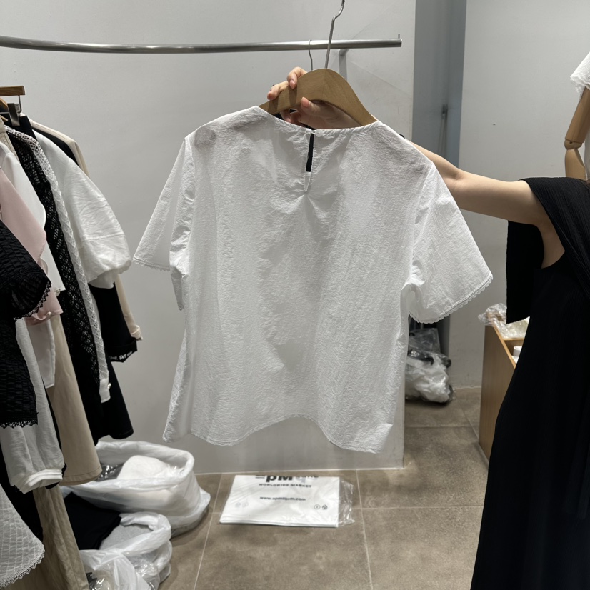 ENVY韓國代購女士新品熱賣26夏季推薦時尚人氣襯衫蕾絲衫ENVY襯衫/蕾絲衫