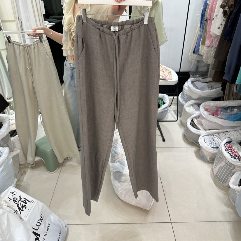 EGG IS韓國代購女裝新款熱賣時尚26夏季推薦人氣休閑休閑褲EGG IS休閑褲圖色2