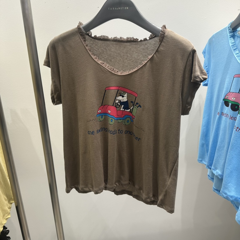 TARABY MOTION韓國東大門代購女士新款休閑時尚推薦人氣T恤TARABY MOTIONT恤圖色4