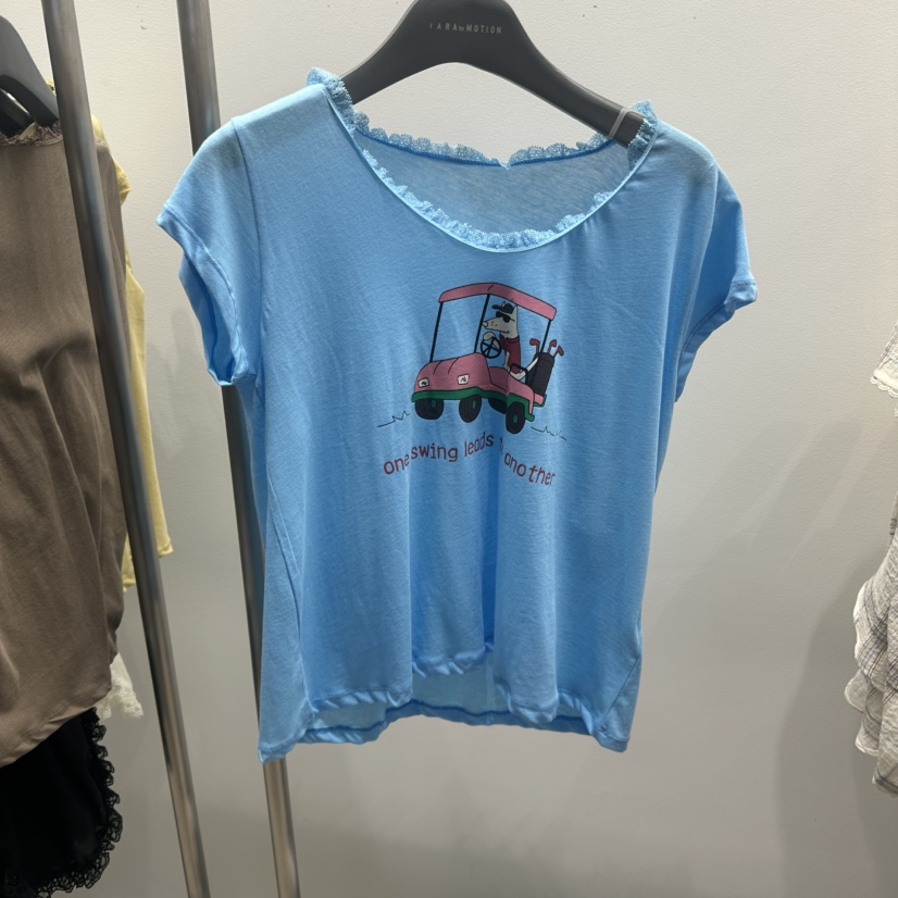 TARABY MOTION韓國東大門代購女士新款休閑時尚推薦人氣T恤TARABY MOTIONT恤圖色5