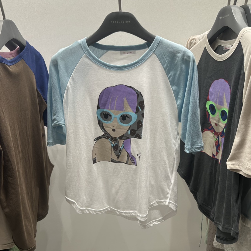TARABY MOTION韓國直郵女士新款時尚休閑推薦熱賣26夏季T恤TARABY MOTIONT恤圖色3