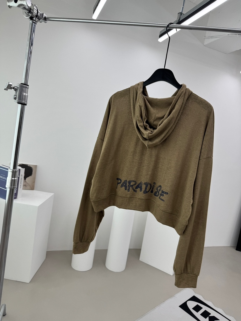 RED-A東大門實拍韓國女裝新款熱賣26夏季休閑衛衣拉鏈亞麻RED-A衛衣