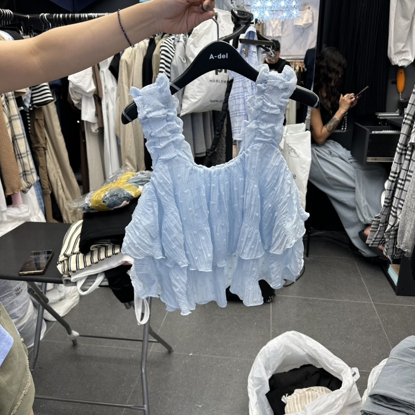 A-DEL韓國東大門代購女士新品休閑人氣時尚26夏季吊帶背心A-DEL吊帶/背心圖色3
