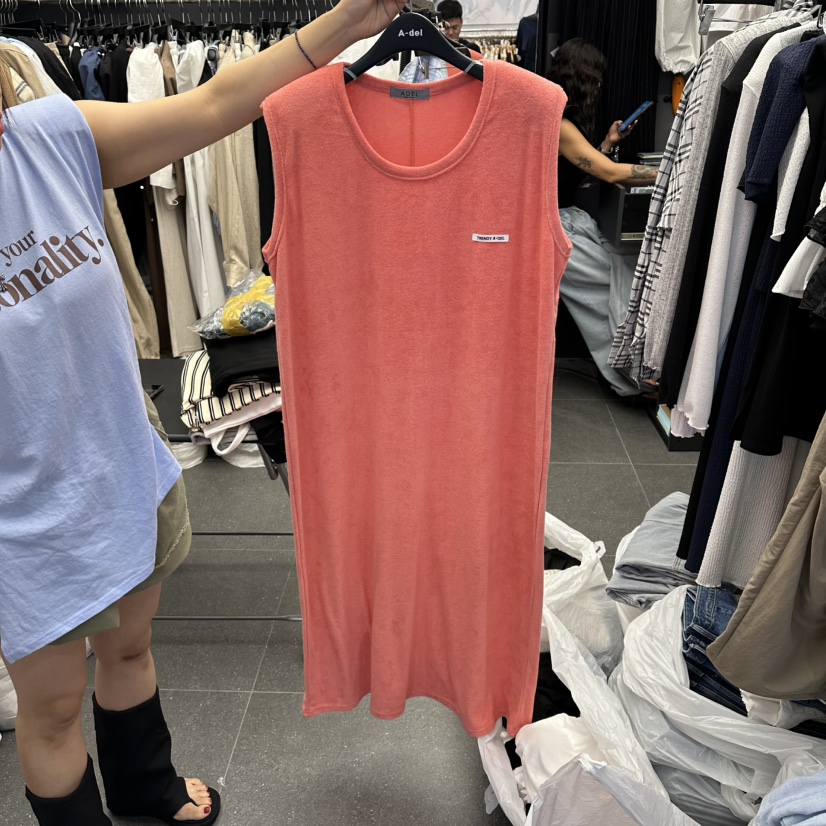 A-DEL韓國直郵實拍女士新款時尚休閑推薦26夏季熱賣連衣裙A-DEL連衣裙圖色1