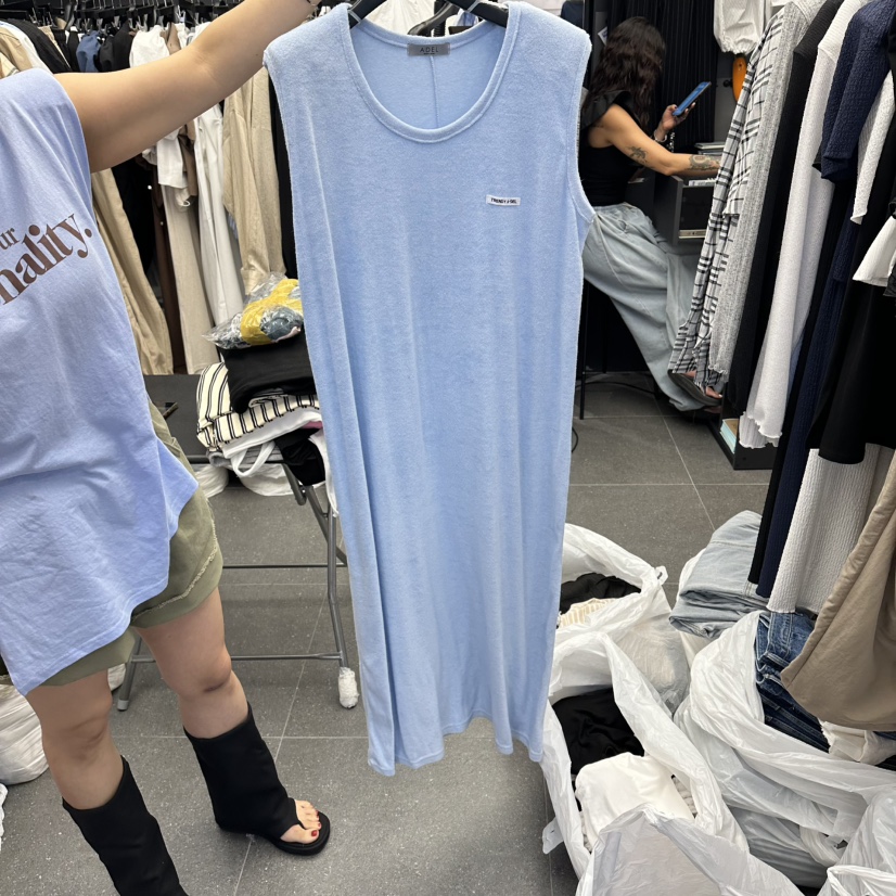 A-DEL韓國直郵實拍女士新款時尚休閑推薦26夏季熱賣連衣裙A-DEL連衣裙圖色2