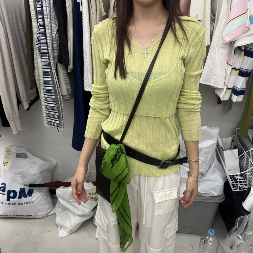 BREATHE韓國東大門代購女士新款休閑26夏季人氣套裝不含腰帶BREATHE套裝圖色3