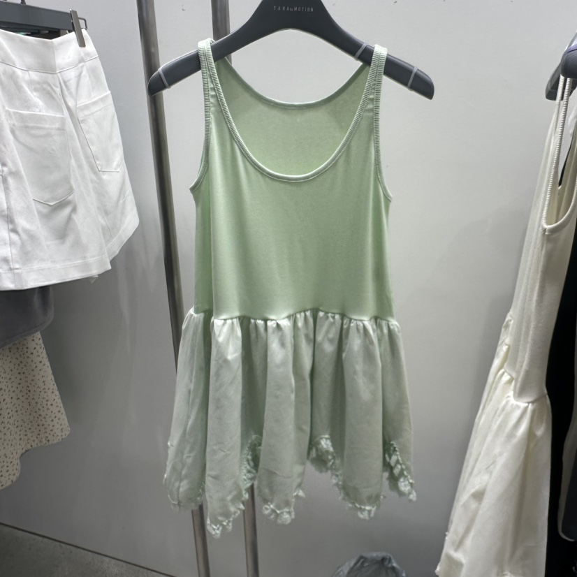 TARABY MOTION東大門實拍韓國女裝新品人氣連衣裙復古褶邊TARABY MOTION連衣裙圖色1