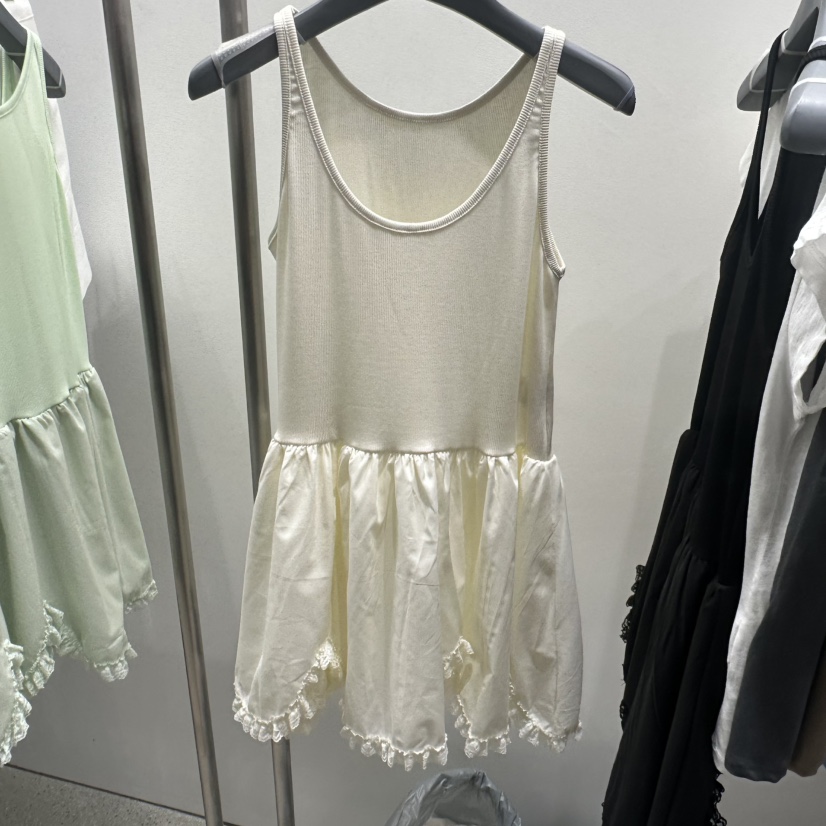 TARABY MOTION東大門實拍韓國女裝新品人氣連衣裙復古褶邊TARABY MOTION連衣裙圖色2