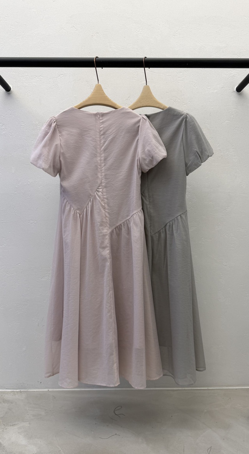 AUTUMN BEIGE-Q韓國直郵女士新品人氣時尚推薦連衣裙褶皺A.b/AUTUMN BEIGE連衣裙