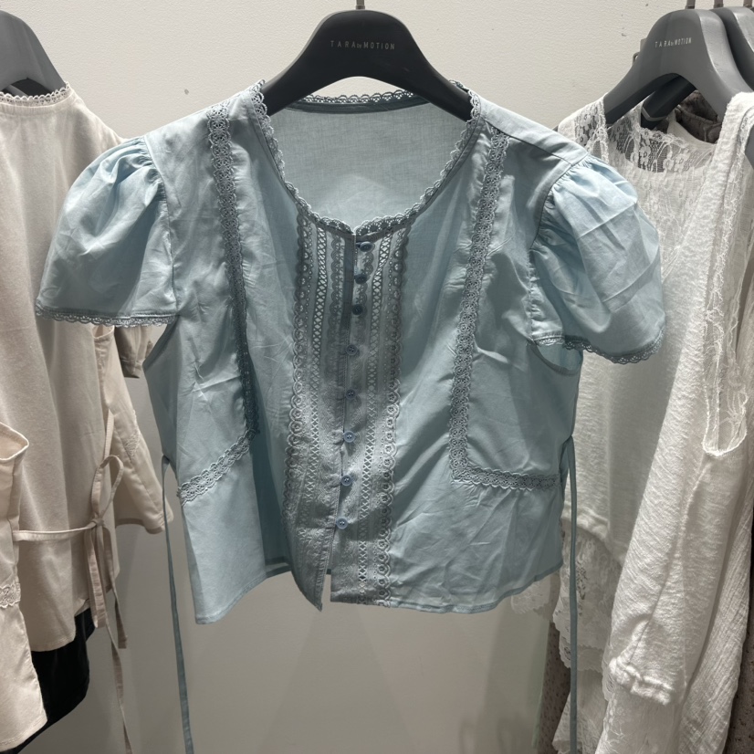 TARABY MOTION韓國直郵女裝新款人氣熱賣26夏季襯衫蕾絲衫TARABY MOTION襯衫/蕾絲衫圖色2