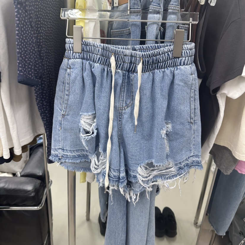 TOPDRESSING韓國直郵女士新品熱賣推薦時尚人氣休閑短褲復古TOPDRESSING短褲圖色1
