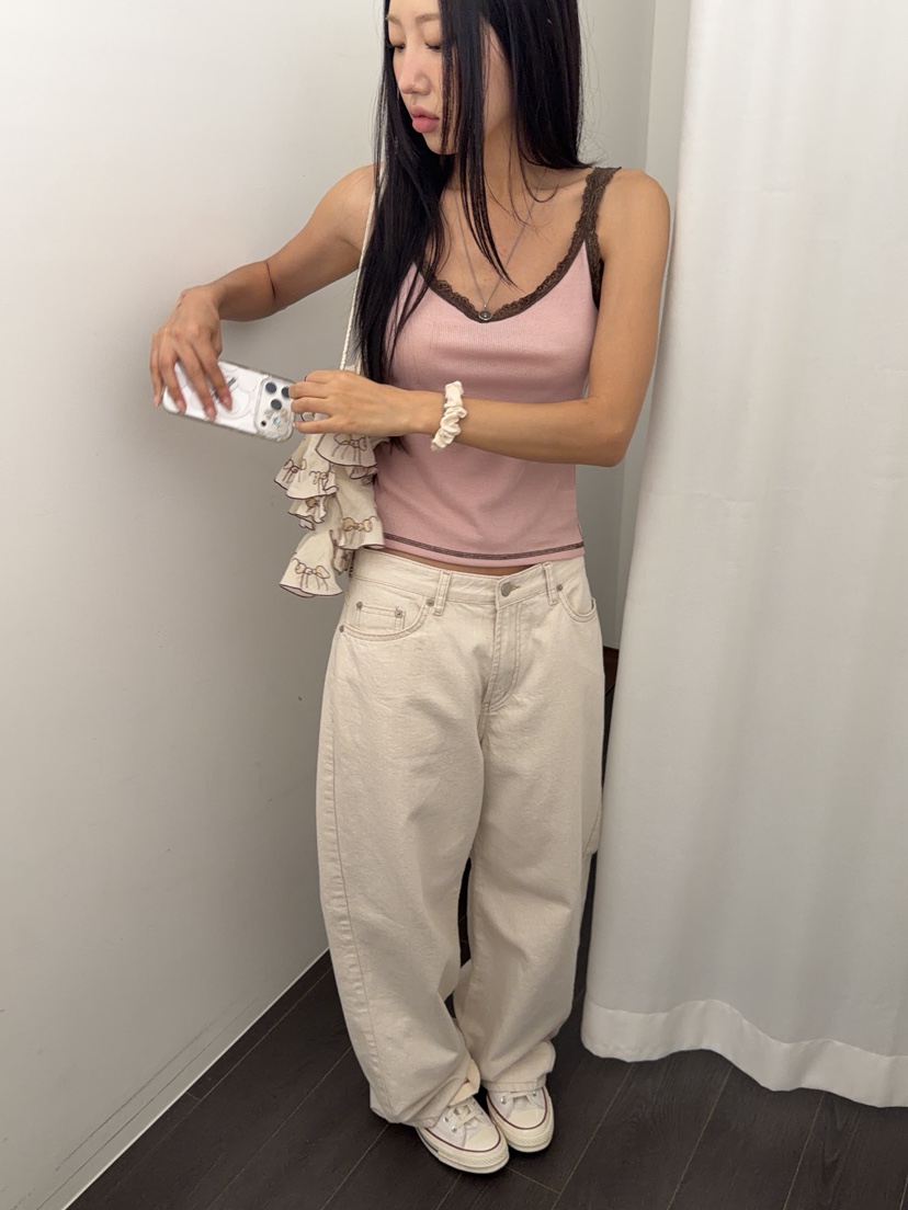 SUNDER MARKET韓國代購女裝新款熱賣真品休閑時尚吊帶背心SUNDER MARKET吊帶/背心