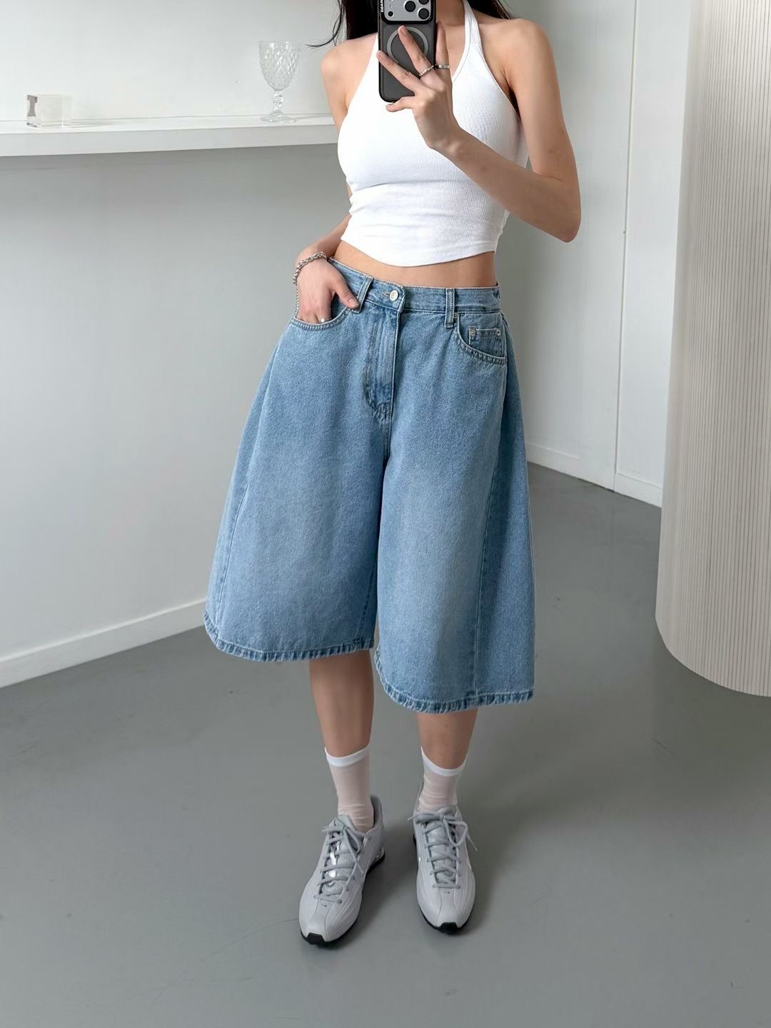 DOUBLEM韓國代購女士新品人氣26春夏真品推薦時尚熱賣短褲DOUBLEM短褲