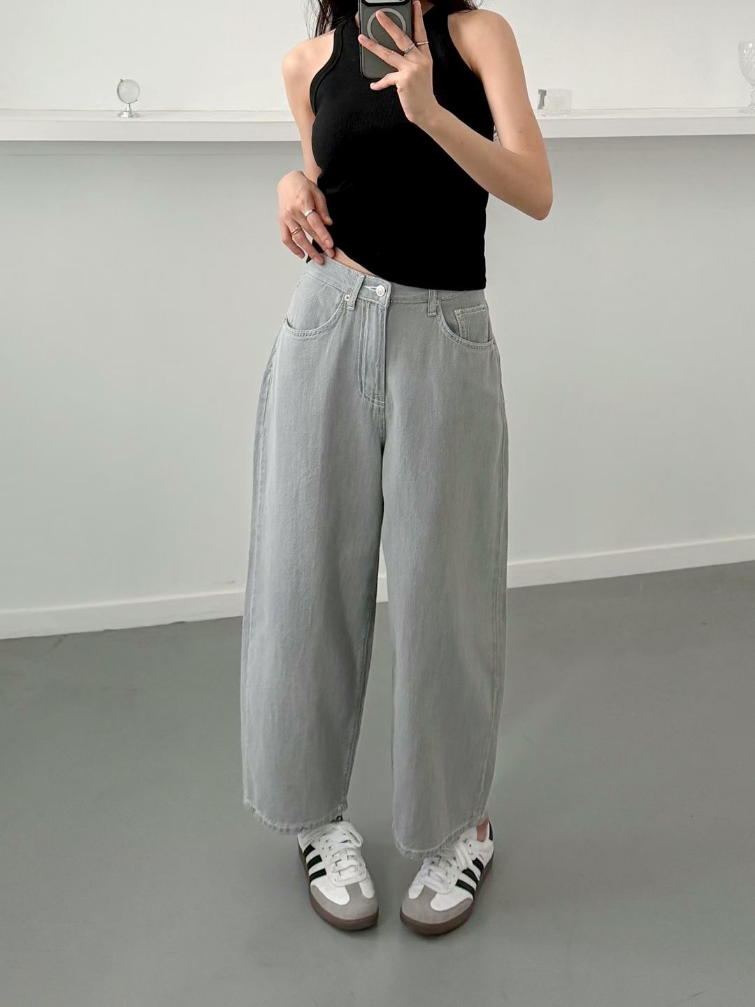 DOUBLEM韓國直郵女裝新款推薦職業26春夏真品熱賣時尚牛仔褲DOUBLEM牛仔褲圖色1