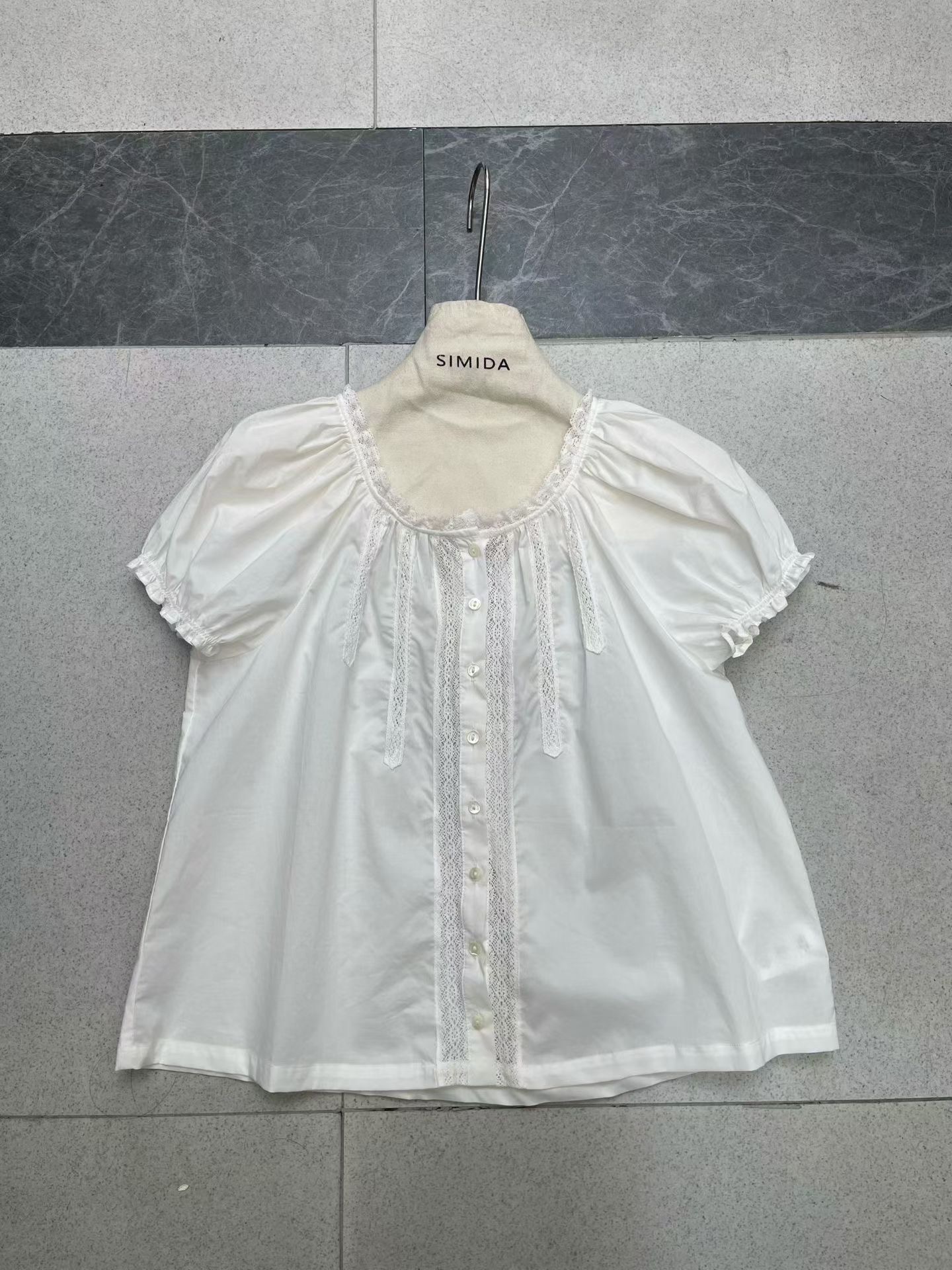 ANGE東大門代購女士新品熱賣職業休閑推薦26春夏襯衫蕾絲衫ANGE襯衫/蕾絲衫圖色1