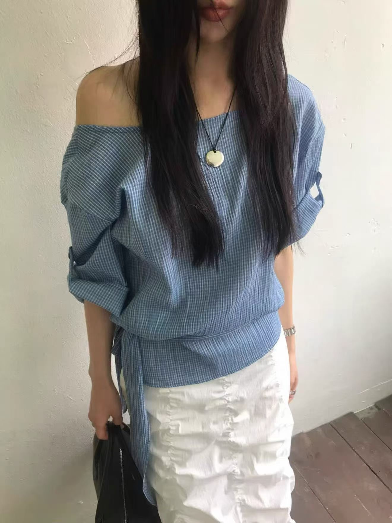 ANGE東大門實拍女士新款時尚真品人氣推薦熱賣襯衫蕾絲衫ANGE襯衫/蕾絲衫