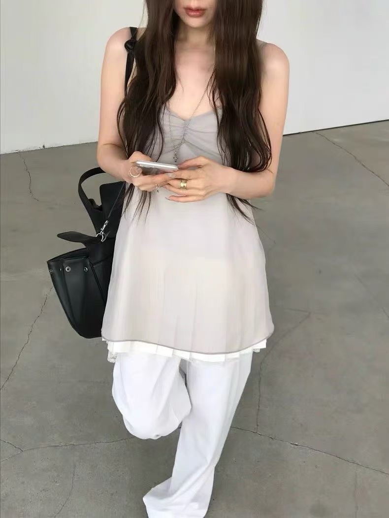 ANGE韓國直郵女裝新品熱賣26春夏職業休閑時尚真品連衣裙ANGE連衣裙圖色2