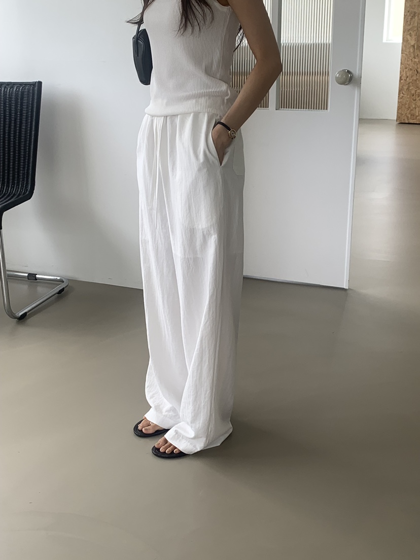 NOTICE韓國直郵女士新品26夏季時尚人氣熱賣休閑休閑褲條紋NOTICE休閑褲