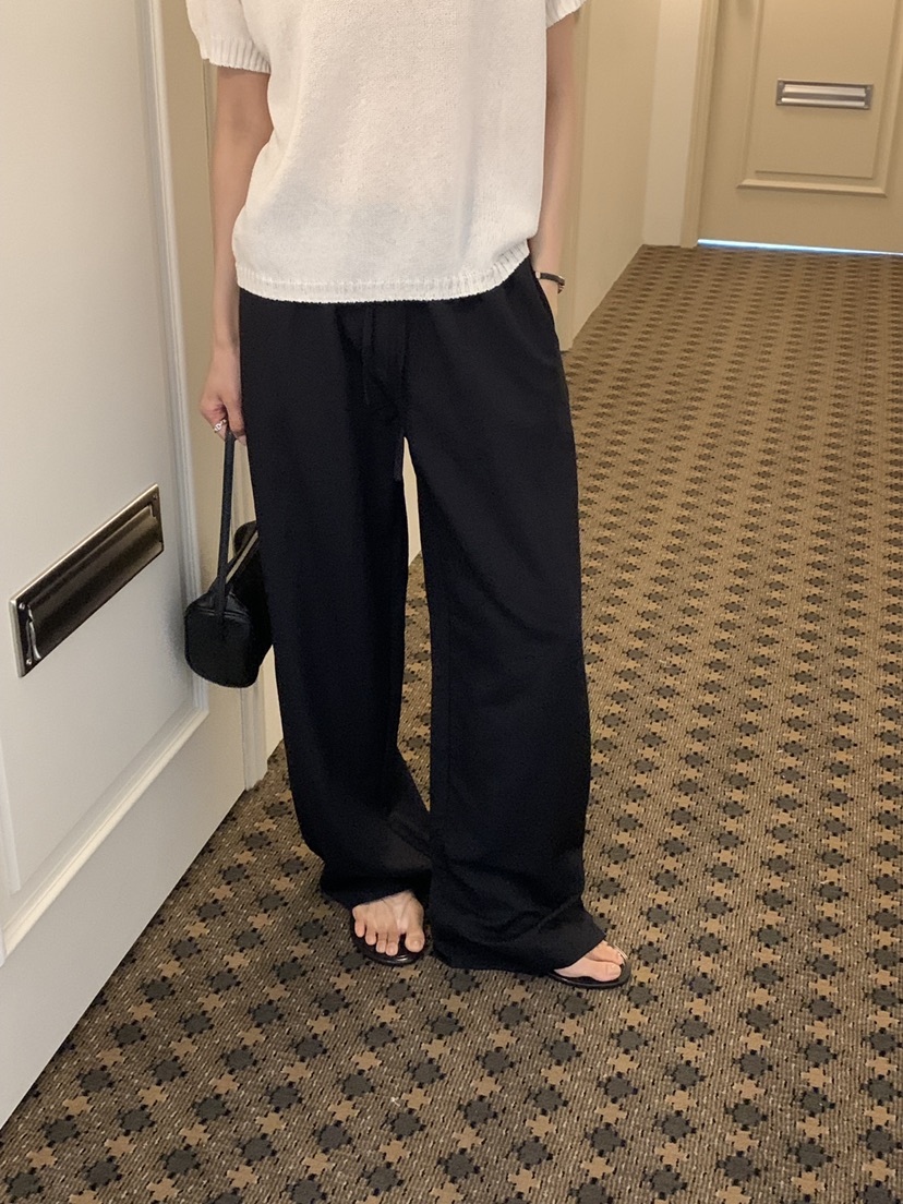 NOTICE韓國直郵女士新品26夏季時尚人氣熱賣休閑休閑褲條紋NOTICE休閑褲