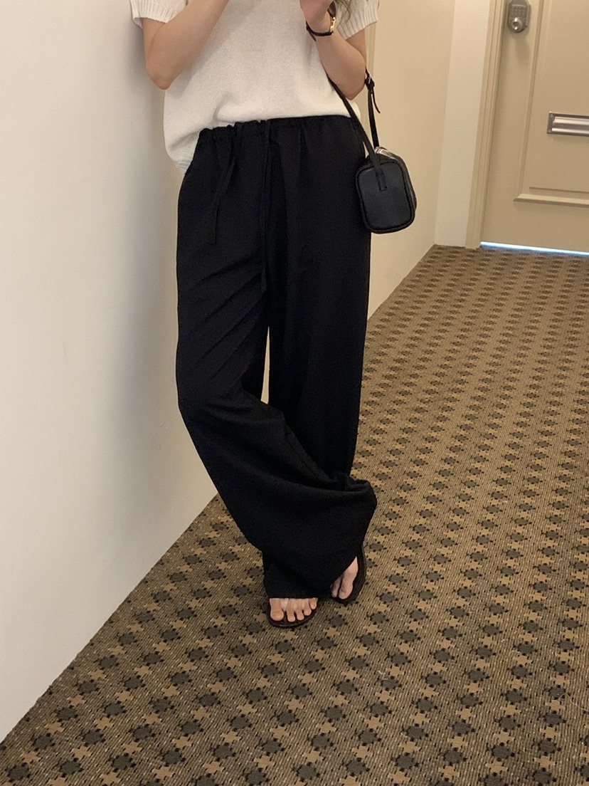 NOTICE韓國直郵女士新品26夏季時尚人氣熱賣休閑休閑褲條紋NOTICE休閑褲