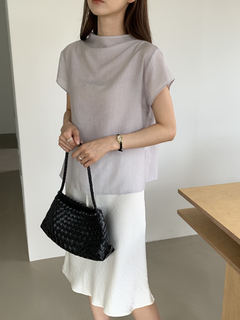 NOTICE東大門代購女士新品人氣時尚推薦休閑襯衫蕾絲衫高領NOTICE襯衫/蕾絲衫