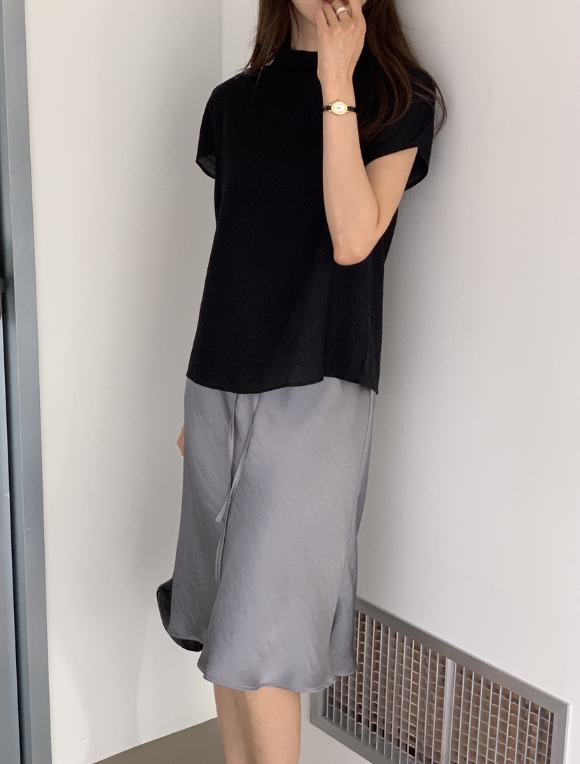 NOTICE東大門代購女士新品人氣時尚推薦休閑襯衫蕾絲衫高領NOTICE襯衫/蕾絲衫
