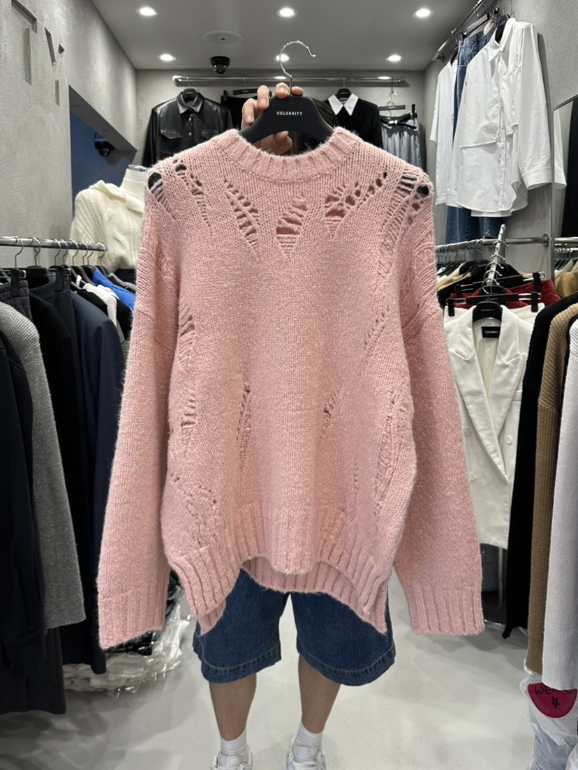 CELEBRITY-A韓國代購女士新品26夏季時尚推薦毛衣打折復古CELEBRITY-A毛衣圖色1