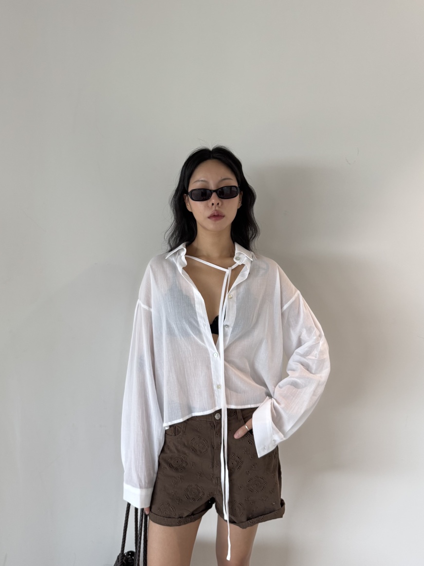 LIMLIMLIM東大門實拍女士新品時尚人氣26夏季推薦襯衫蕾絲衫LIM LIM LIM襯衫/蕾絲衫