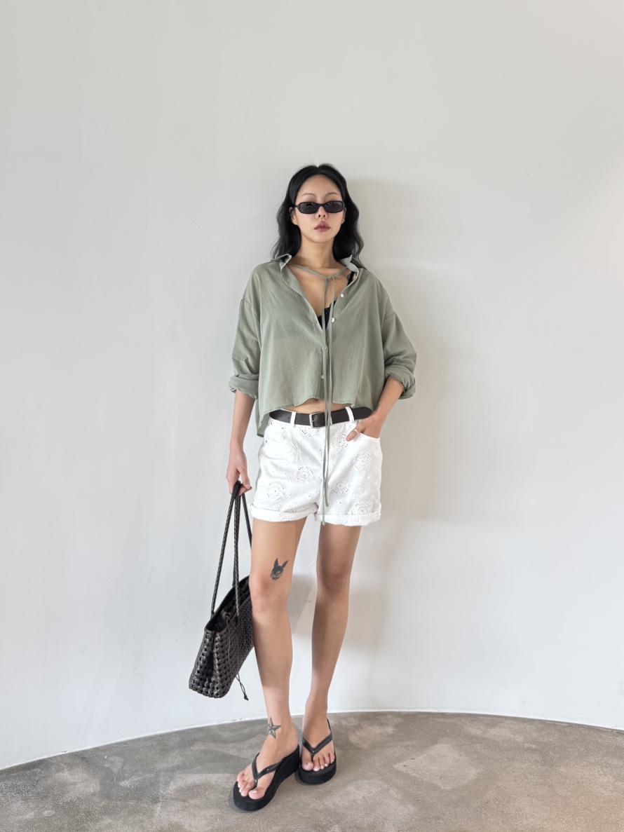 LIMLIMLIM東大門實拍女士新品時尚人氣26夏季推薦襯衫蕾絲衫LIM LIM LIM襯衫/蕾絲衫