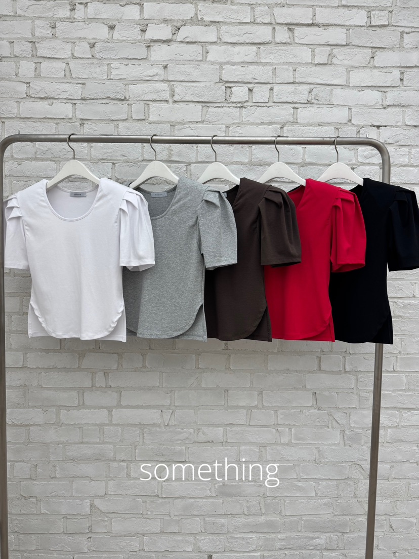 SOMETHING-L/FANCY東大門實拍女裝新款人氣26夏季時尚T恤SOMETHING-L/FANCYT恤