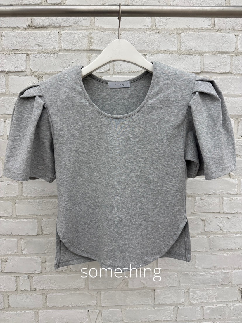 SOMETHING-L/FANCY東大門實拍女裝新款人氣26夏季時尚T恤SOMETHING-L/FANCYT恤圖色3