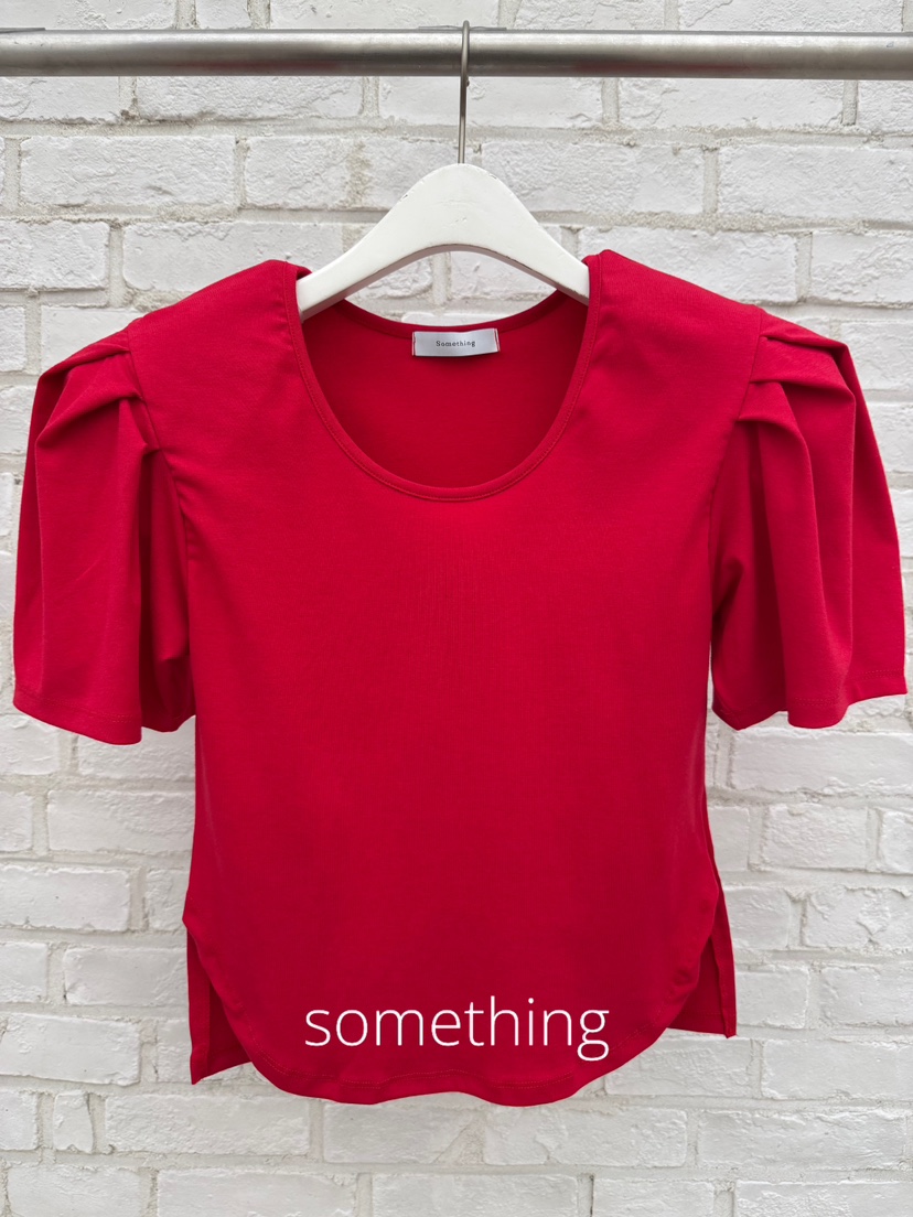 SOMETHING-L/FANCY東大門實拍女裝新款人氣26夏季時尚T恤SOMETHING-L/FANCYT恤圖色4