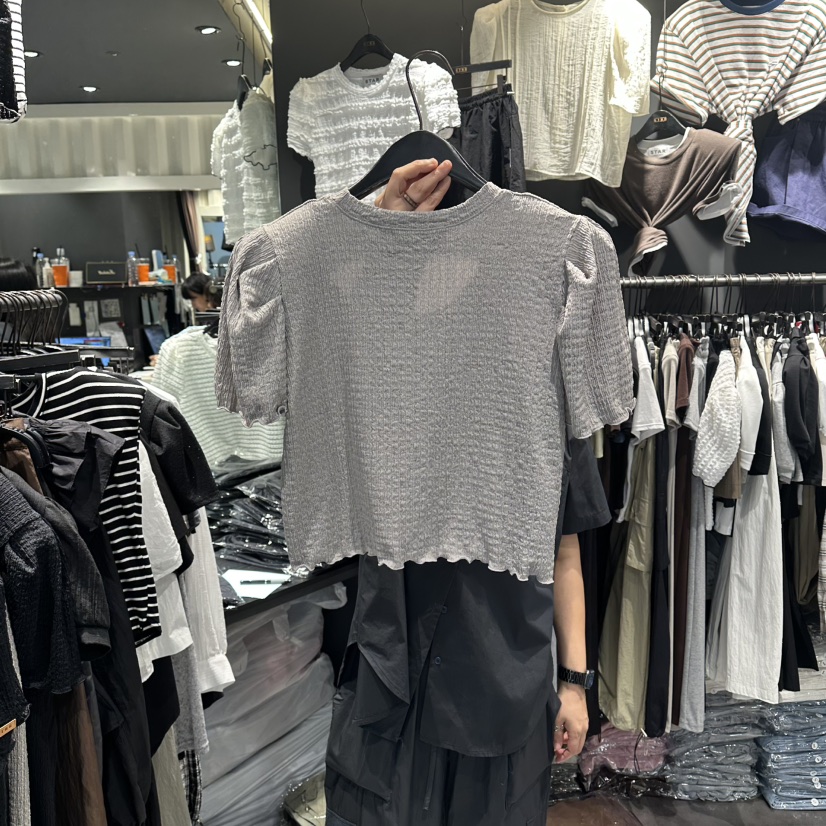 STAR-L韓國直郵女裝新品推薦休閑熱賣時尚26夏季真品T恤STAR-LT恤