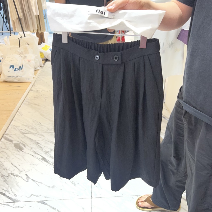 FLAT韓國代購女裝新款26夏季真品休閑熱賣人氣推薦時尚短褲FLAT短褲圖色2