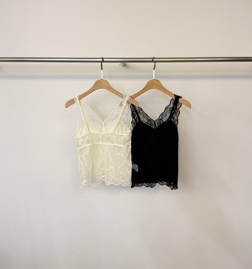 TWENTY FOUR SEVEN24-7韓國代購女士新品熱賣吊帶背心蕾絲無袖TEWNTY FOUR SEVEN24-7吊帶/背心