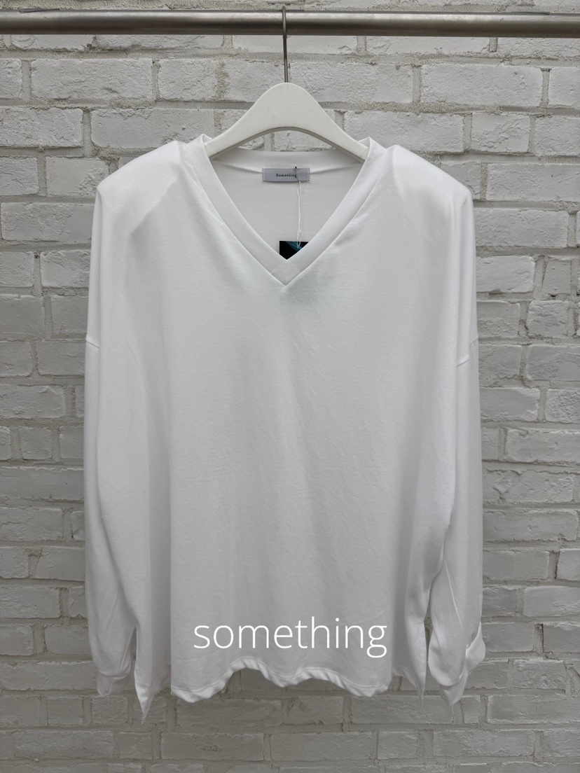 SOMETHING-L/FANCY東大門直郵女士新款26夏季人氣長袖T恤SOMETHING-L/FANCY長袖T恤圖色1