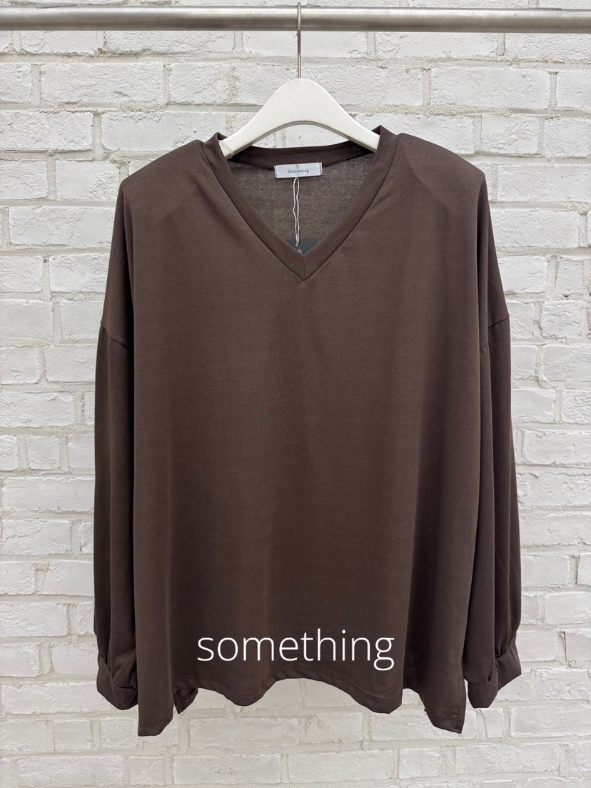 SOMETHING-L/FANCY東大門直郵女士新款26夏季人氣長袖T恤SOMETHING-L/FANCY長袖T恤圖色3