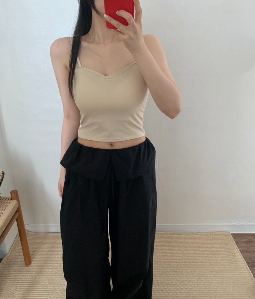 TWENTY FOUR SEVEN24-7韓國代購女士新品推薦吊帶背心無袖TEWNTY FOUR SEVEN24-7吊帶/背心