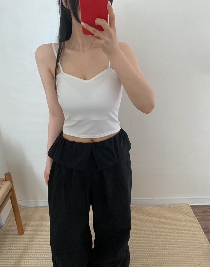 TWENTY FOUR SEVEN24-7韓國代購女士新品推薦吊帶背心無袖TEWNTY FOUR SEVEN24-7吊帶/背心