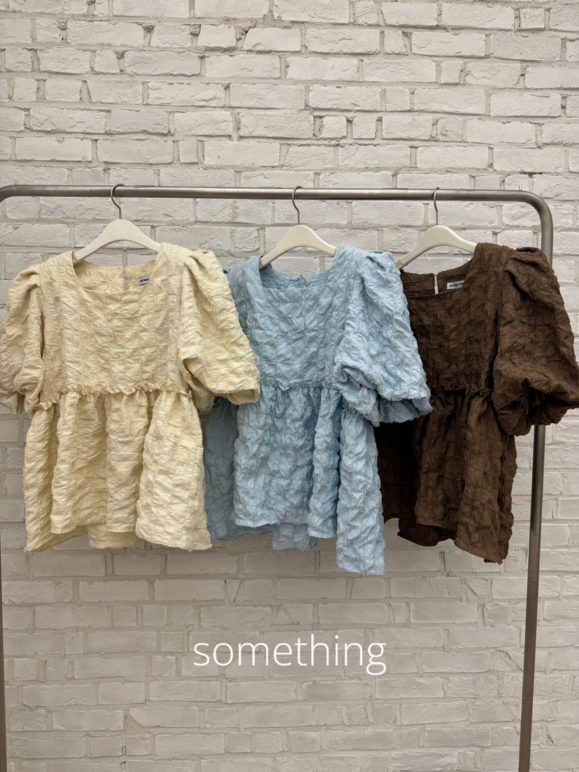 SOMETHING-L/FANCY韓國代購女裝新款26夏季人氣襯衫蕾絲衫SOMETHING-L/FANCY襯衫/蕾絲衫