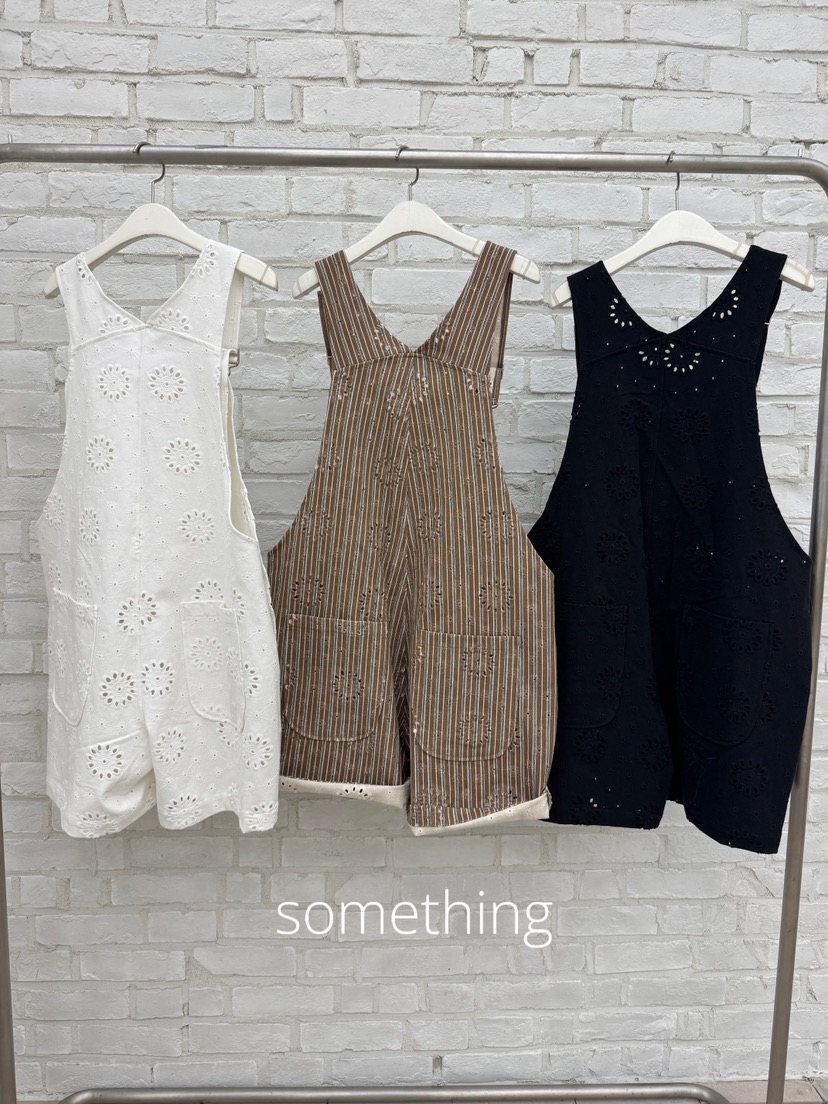 SOMETHING-L/FANCY東大門代購女裝新款時尚休閑真品背帶褲SOMETHING-L/FANCY背帶褲