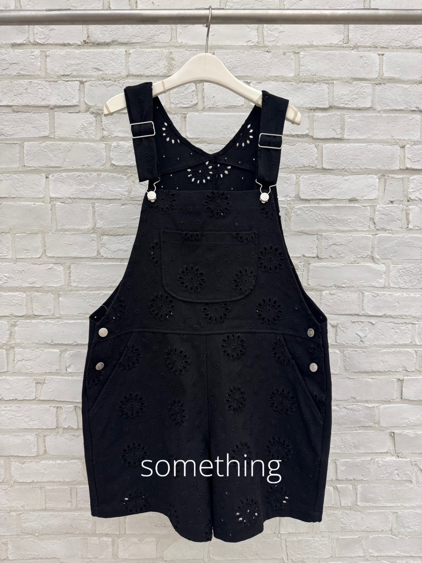 SOMETHING-L/FANCY東大門代購女裝新款時尚休閑真品背帶褲SOMETHING-L/FANCY背帶褲圖色2